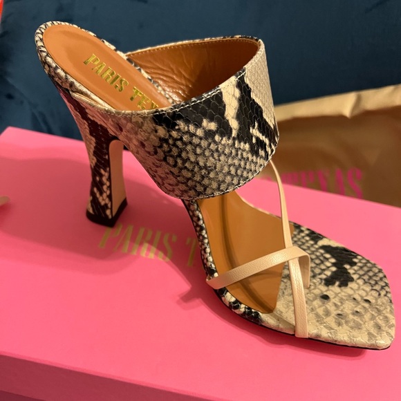 Paris Texas
Python Print Crossover Thong Sandals - Picture 5 of 9